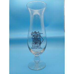 Gilley's Nightclub Tall Cocktail Glass Mickey Gilley Urban Cowboy‎ Hurricane
